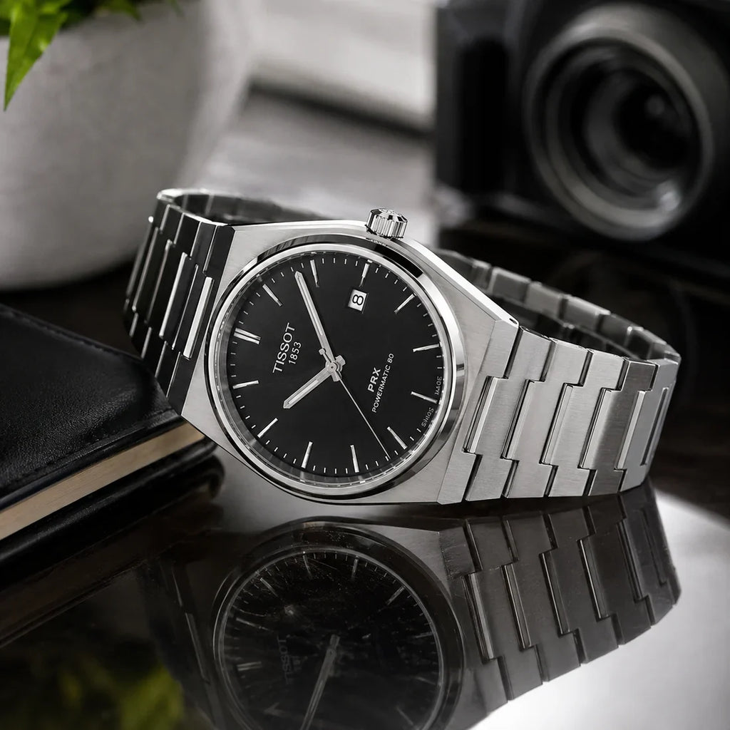 T!ss0t Luxury Men's Watch | Premium Stainless Steel Quartz Wristwatch with Sapphire Crystal