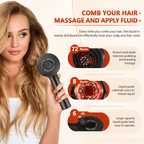 Advanced Red Light Hair Growth Comb™ | LED Scalp Massager for Thicker, Stronger & Healthier Hair | Rechargeable Hair Regrowth Brush
