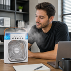 Mist Cooling Fan - Mini Air Cooler  | USA Quality