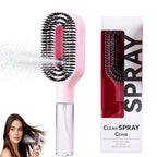 Hair Brush with Water Spray