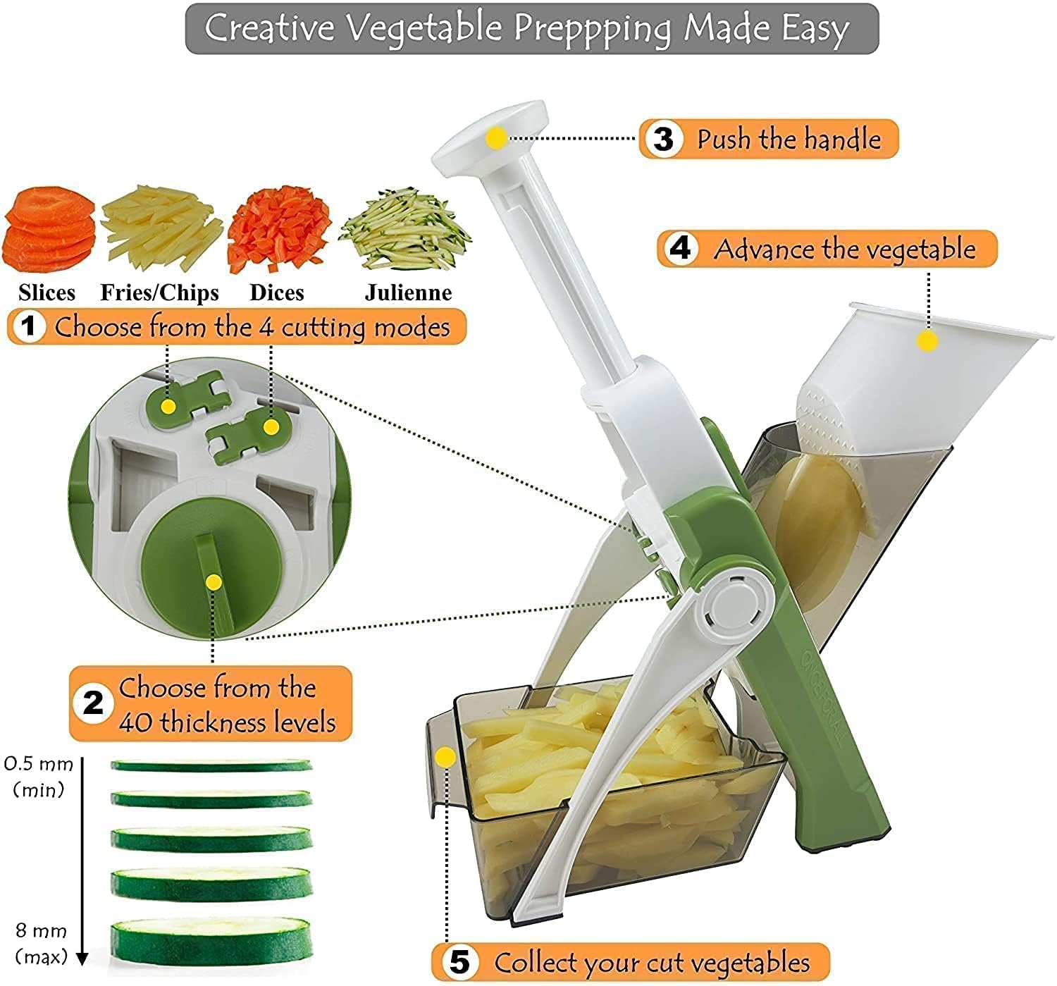 5-in-1 Vegetable Cutter