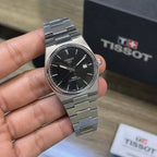 T!ss0t Luxury Men's Watch | Premium Stainless Steel Quartz Wristwatch with Sapphire Crystal