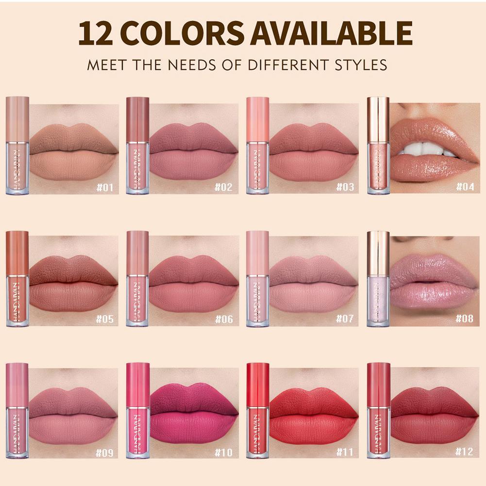12 Matte Colors Lipstick Box