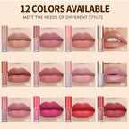 12 Matte Colors Lipstick Box