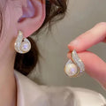 French Style Personalized Fashionable and Versatile High-end Stud