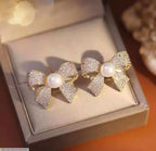 Plated Zircon Earrings