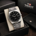 T!ss0t Luxury Men's Watch | Premium Stainless Steel Quartz Wristwatch with Sapphire Crystal