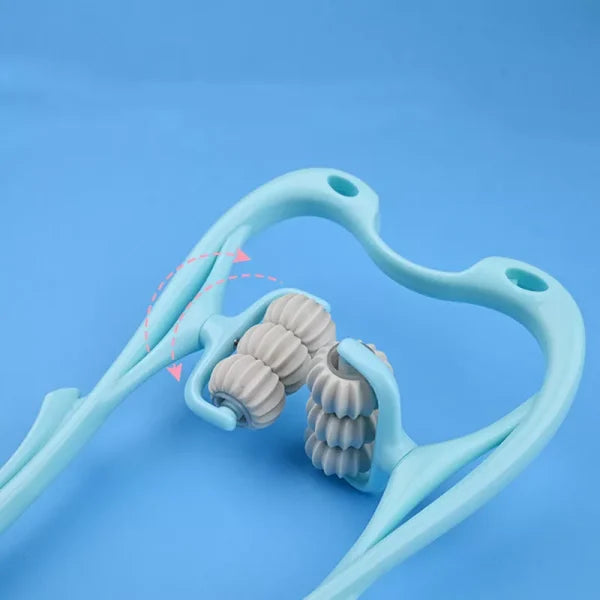 6 Wheel Pressure  Neck Massager